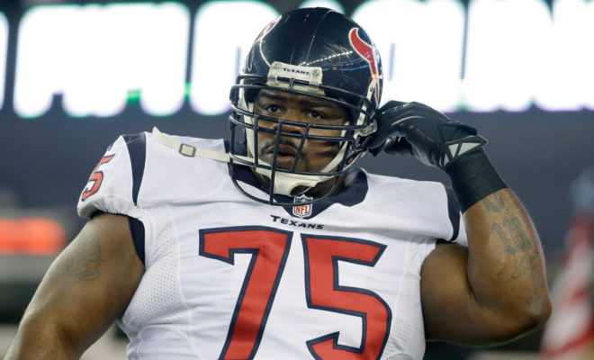 Former Patriot Vince Wilfork may have played in his last National Football League game